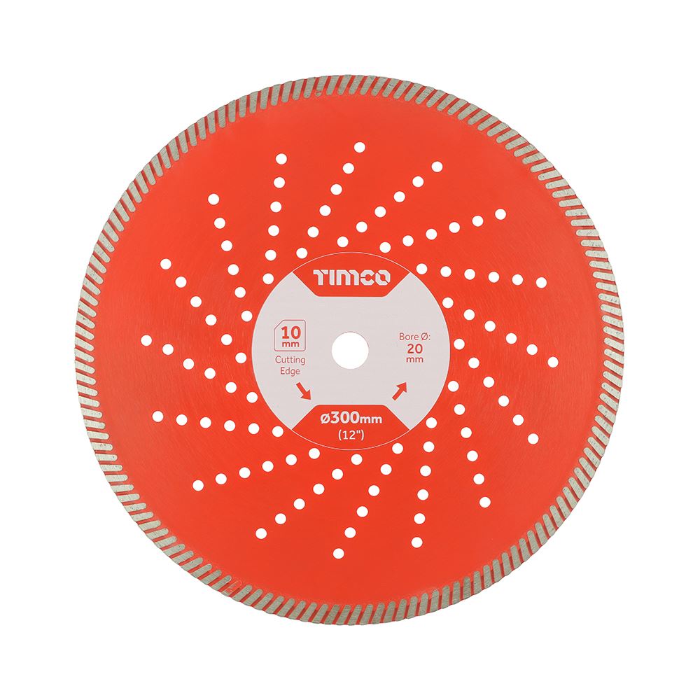 Timco Premium Diamantzaagblad - Turbo Continuous, 300 x 20mm