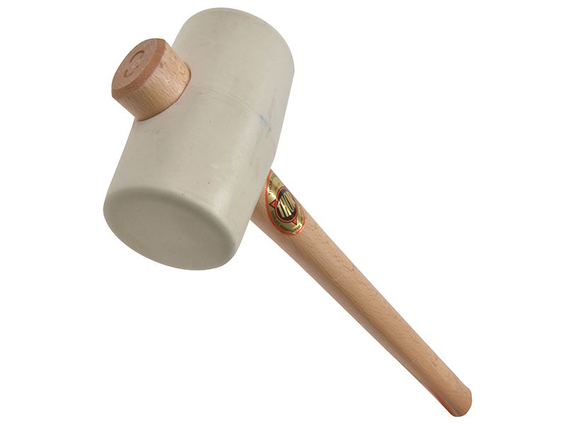Thor 954W White Rubber Mallet, 74mm, 970g