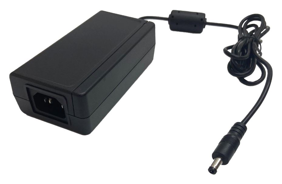 IDEAL POWER 65W Medical Desktop Power Supply, 15V 4.34A, IEC C14, 2.1mm Plug