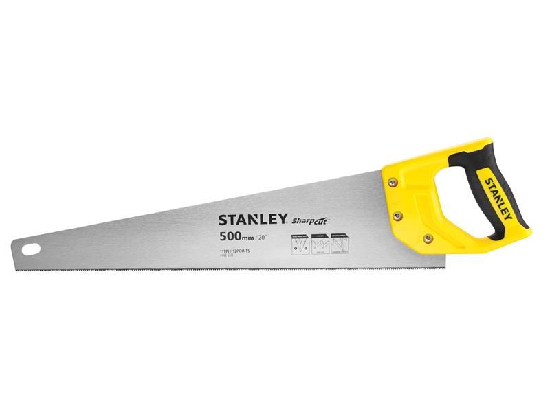 STANLEY מסור יד Sharpcut, אורך להב 500 מ״מ, 11 שיניים לאינץ׳