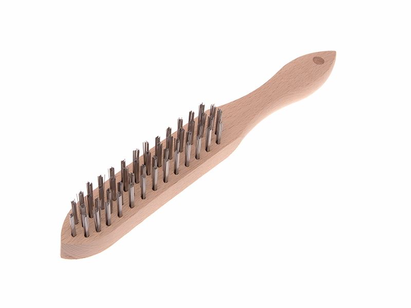 Faithfull 580/4 Lightweight Scratch Brush - 4 Row, Steel Bristles