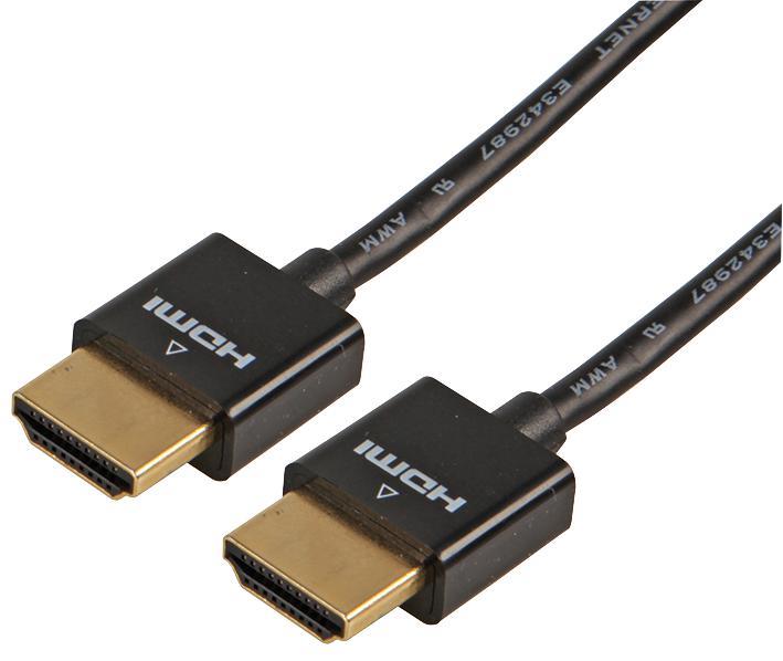 PRO SIGNAL 4K UHD HDMI Cable with Ethernet, 1m, Black