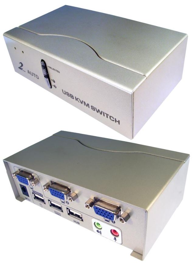 PRO SIGNAL 2端口USB KVM切換器