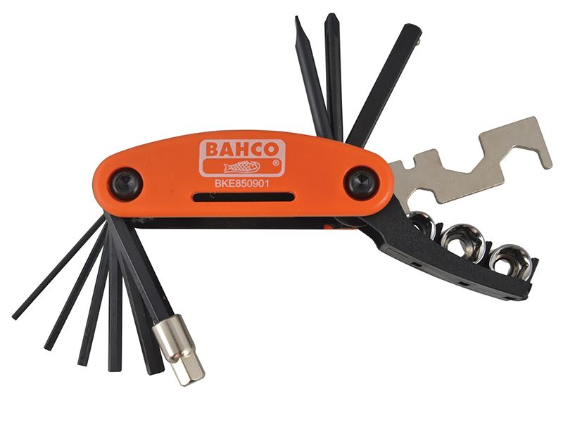 Bahco BKE850901 Multi Bike Pocket Tool with 17 Tools