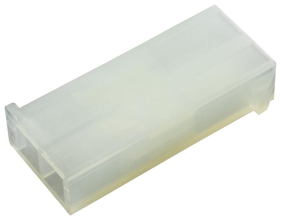 TE Connectivity 1586000-2 2-Way Free-Hanging Plug Housing, Nylon