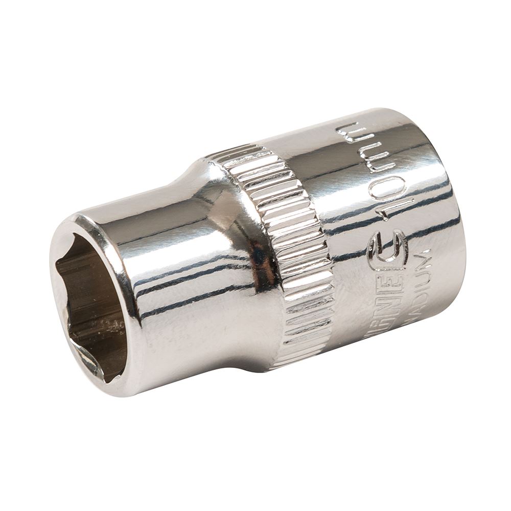 Silverline 10mm 3/8″ Drive 6-Point Socket, Chrome Vanadium Steel
