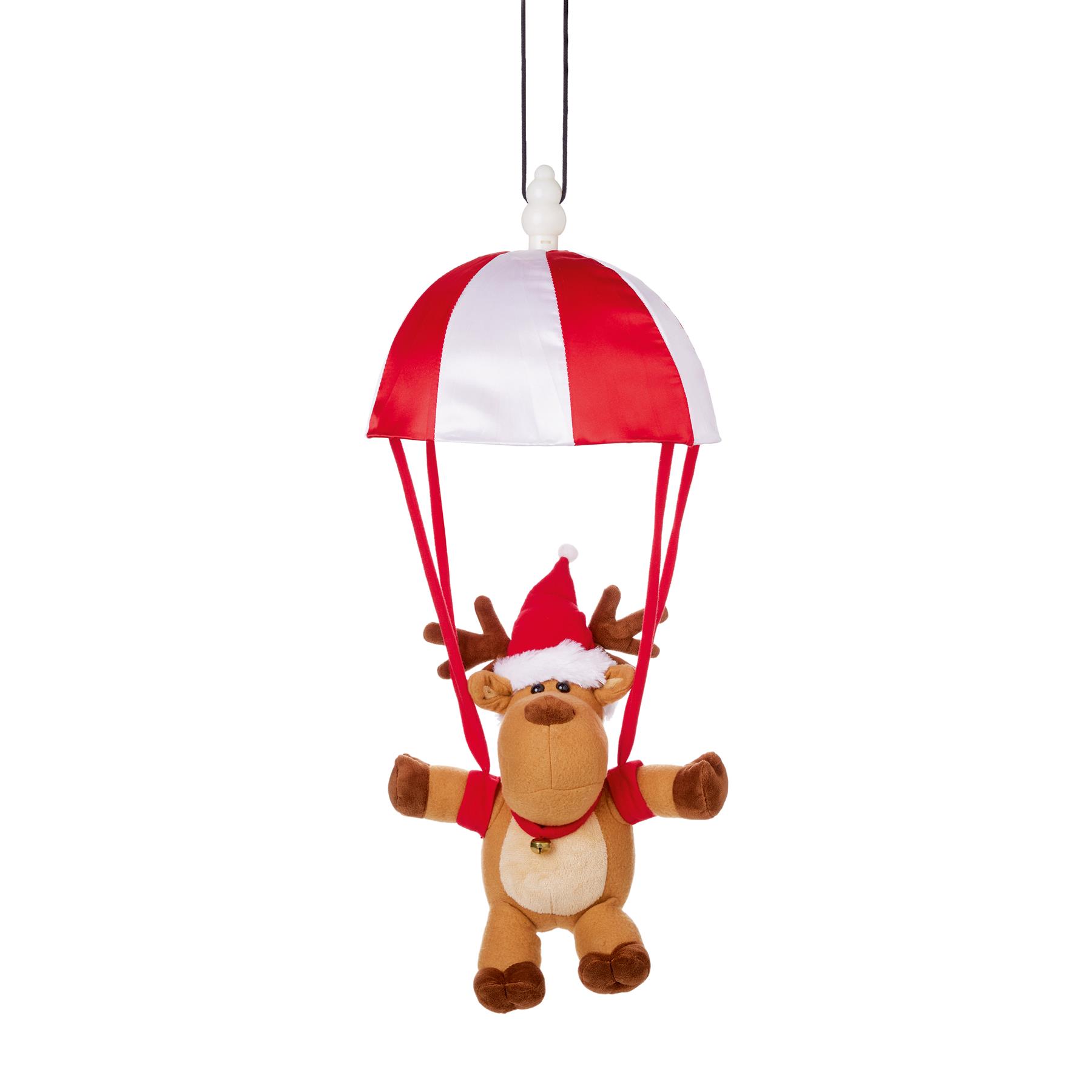 Premier Accu-Aangedreven Muzikale Parachute Rendier, 37cm