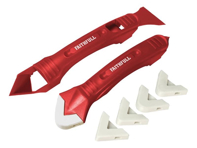 Faithfull Kit Spatole in Silicone - Set da 2 Pezzi