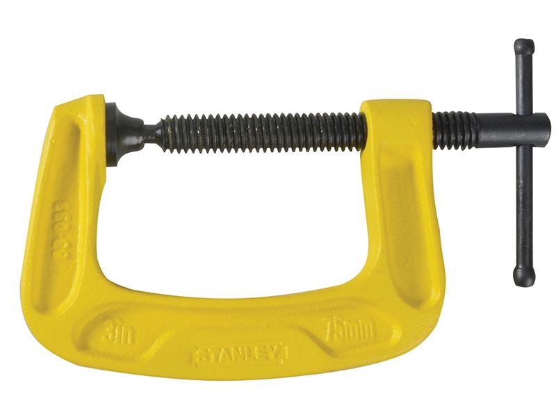 STANLEY ベイリー Gクランプ 可鍛鉄製 75mm