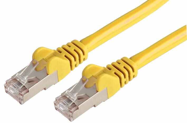 Pro Signal Καλώδιο Ethernet Cat6a SSTP, LSOH, 1m, Κίτρινο