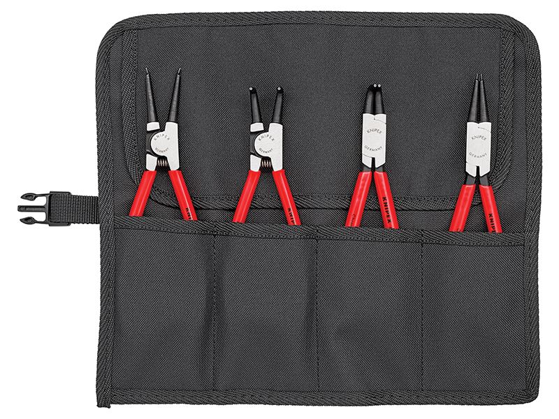 Knipex - Jeu de pinces à circlips 4 pièces dans rouleau de rangement