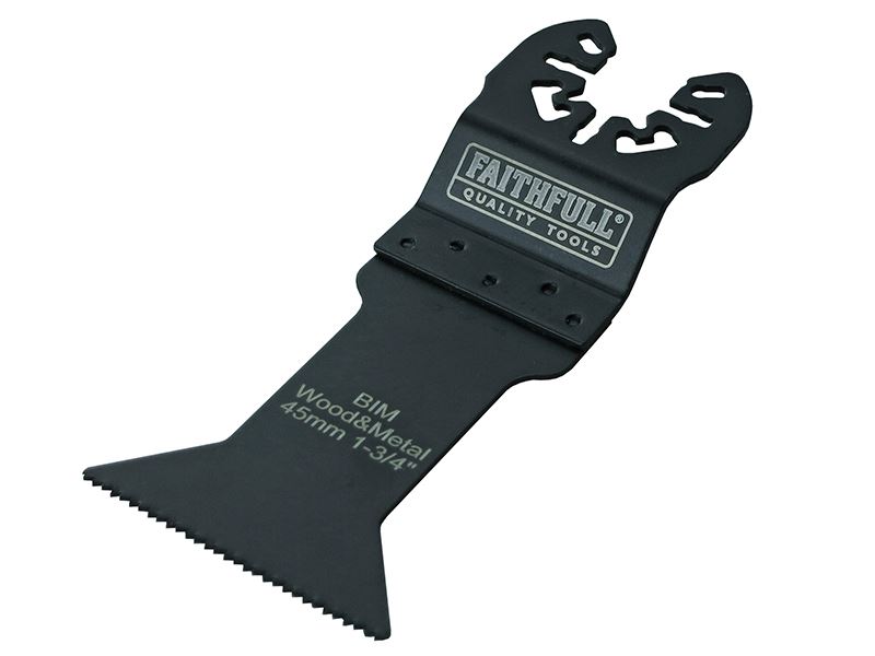 Faithfull Bi-Metaal Flush Cut Zaagblad 44mm voor Hout/Metaal