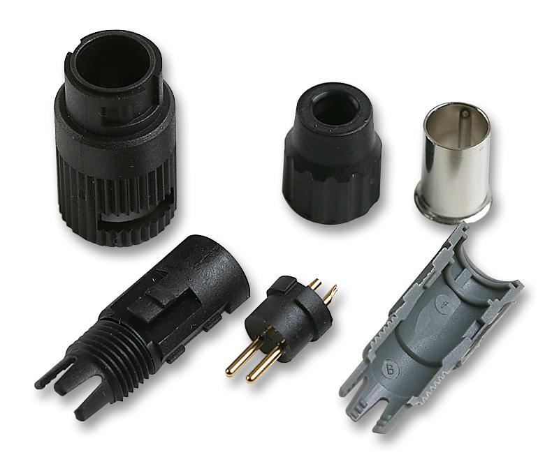 BINDER 710 Series 7-Way Free Plug, Nylon, IP40