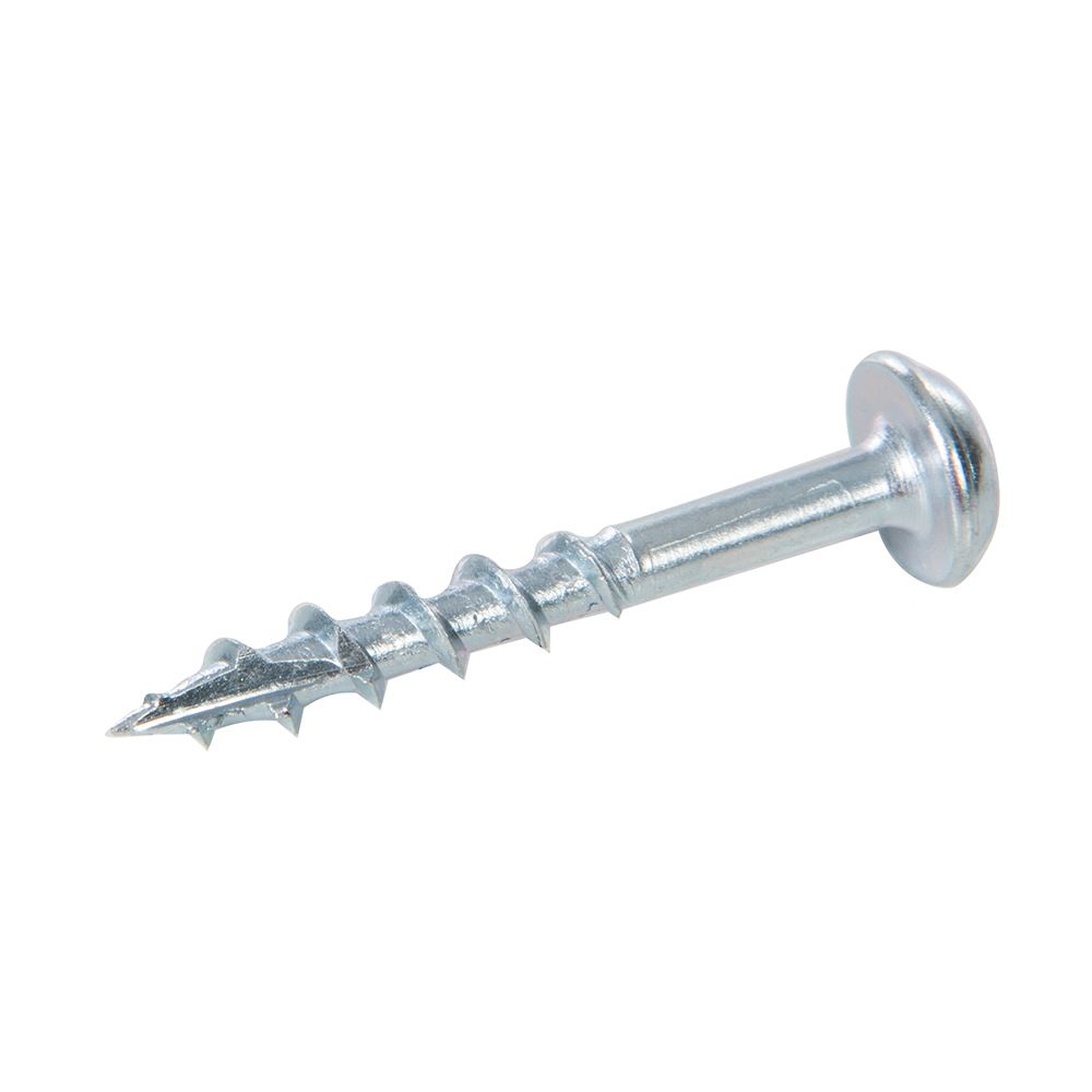 Triton Zinc Pocket-Hole Screws, Washer Head, Coarse Thread, 8 x 1-1/4″, 250pk