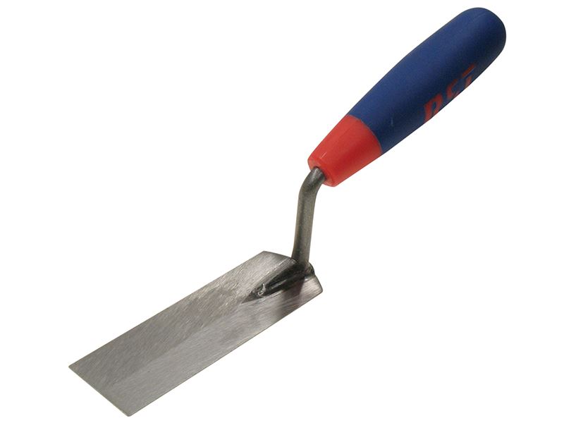 R.S.T. Margin Trowel with Soft Touch Handle, Carbon Steel, 130 x 40mm