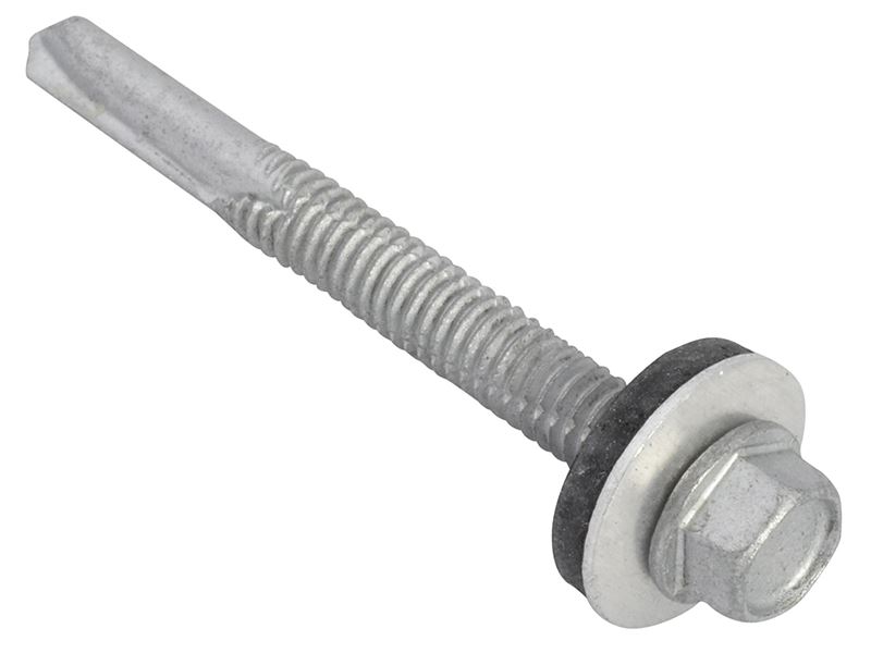ForgeFix - Skru Bumbung Kepala Hex Beralur Sendiri Seksyen Berat 5.5 x 51mm Pek