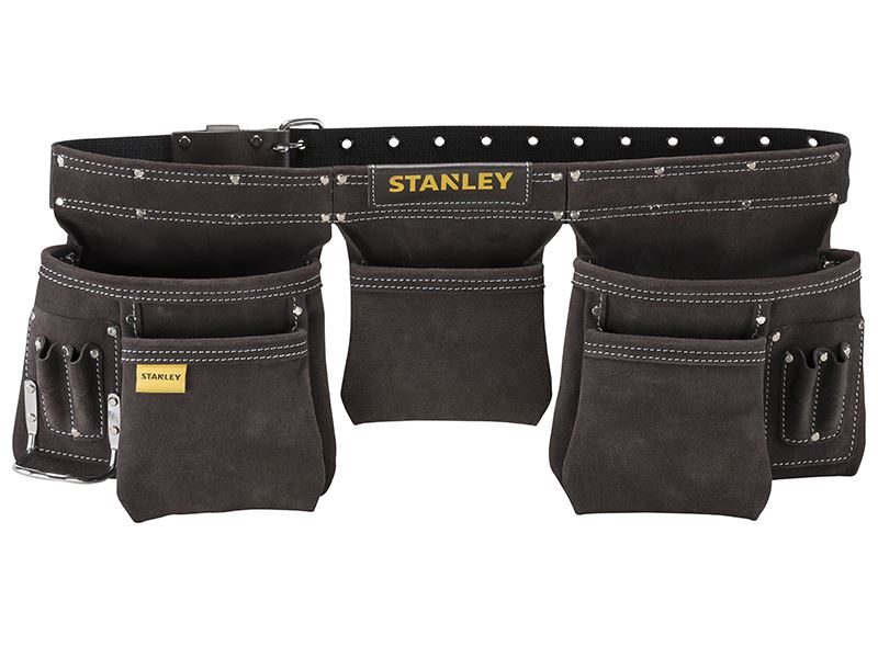 STANLEY STST1-80113 Grembiule Portautensili in Pelle con Cintura Regolabile
