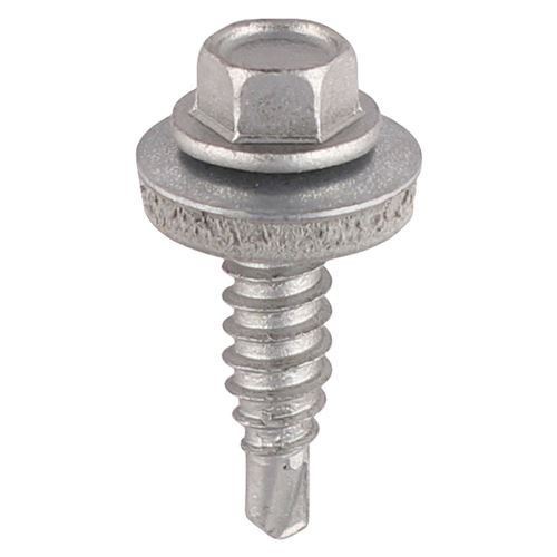 Timco Metal Stitching Screws - Hex Head, Self-Drilling, EPDM Washer, 6.3 x 22mm