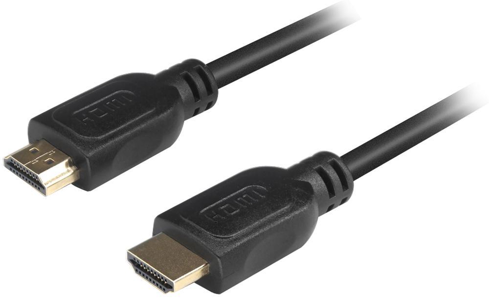 DYNAMODE Καλώδιο HDMI High Speed, Επιχρυσωμένο, 5m Μαύρο