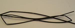 RAYCHEM TE Connectivity 2.4mm Zwarte Krimpkous, 2:1 Krimpverhouding