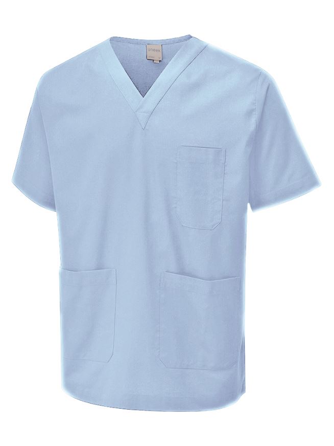 Uneek Unisex Scrub Tunic - Sky - 3XL