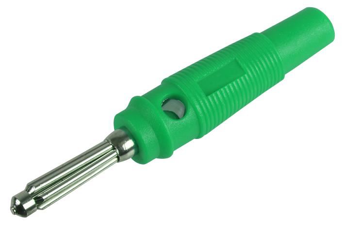 MULTICOMP 4mm スタッカブル・バナナプラグ 緑色 30V 24A