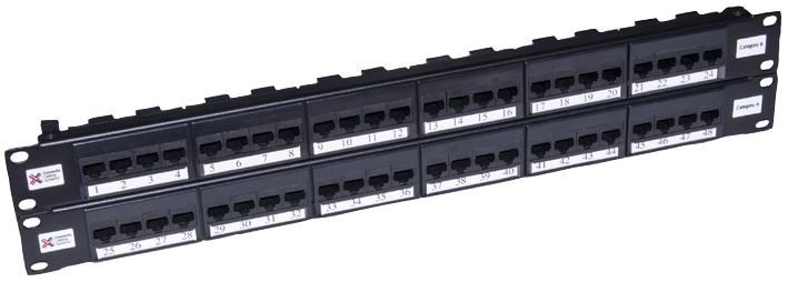 Panneau de brassage CONNECTIX Elite 2U 48 ports Cat6