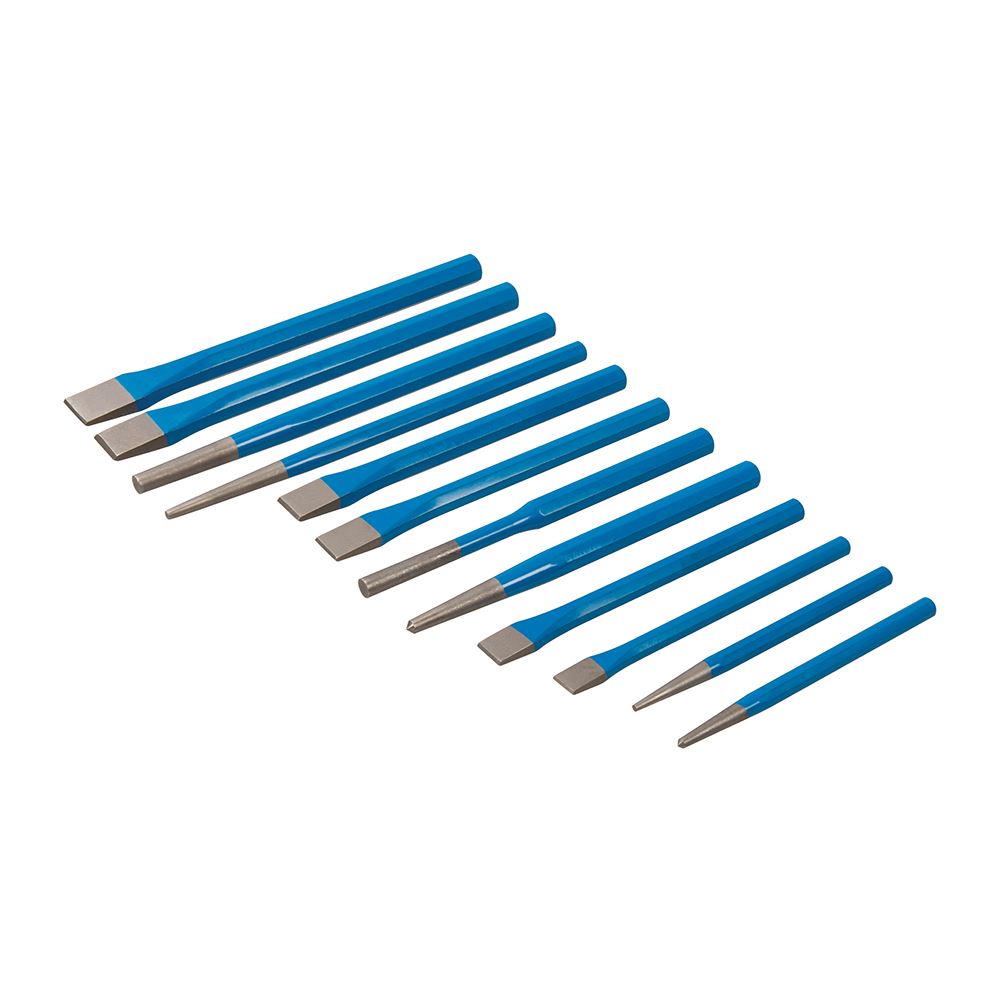 Silverline Heavy-Duty Punch & Chisel Set, 12-Piece