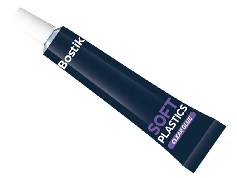Bostik Soft Plastics Clear Adhesive 20ml with PVC Patch