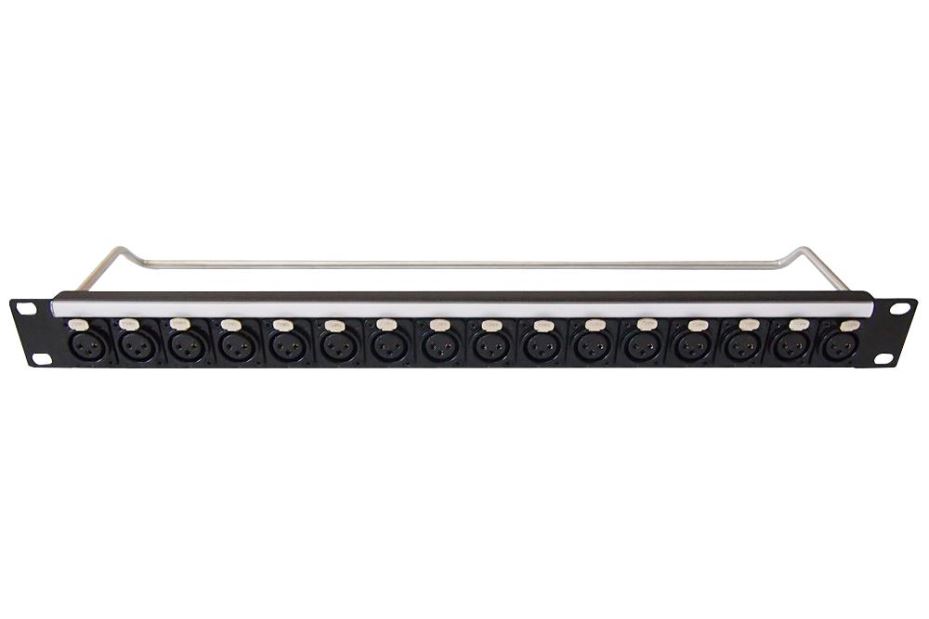 CLIFF ELECTRONIC COMPONENTS - Panel Patch Beban 1U, 16 Port XLR, 3DCF