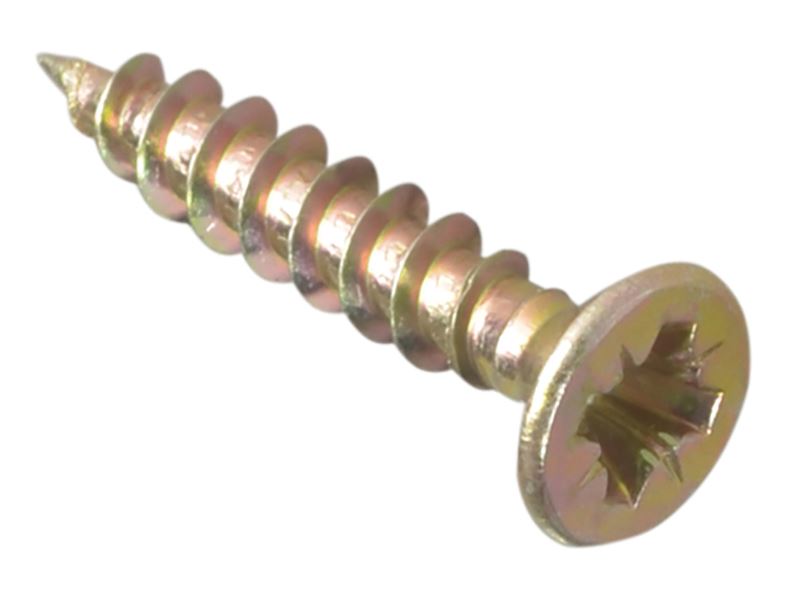ForgeFix Multi-Purpose Pozi Screw, CSK, ST, ZYP, 3.0 x 20mm, Pack of 200