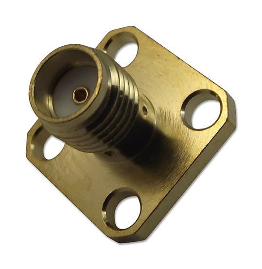 Multicomp Pro SMA Socket, Panel Mount, 50 Ohm, Gold-Plated
