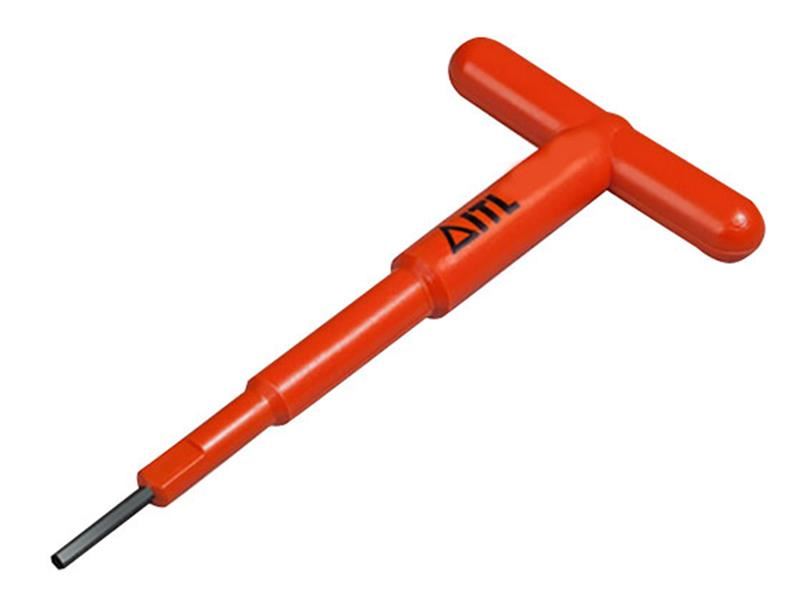 ITL Insulated מפתח משושה מבודד בצורת T, 4 מ״מ