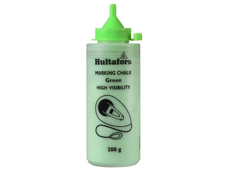 Hultafors Craie à cordeau vert fluo haute visibilité, 200g