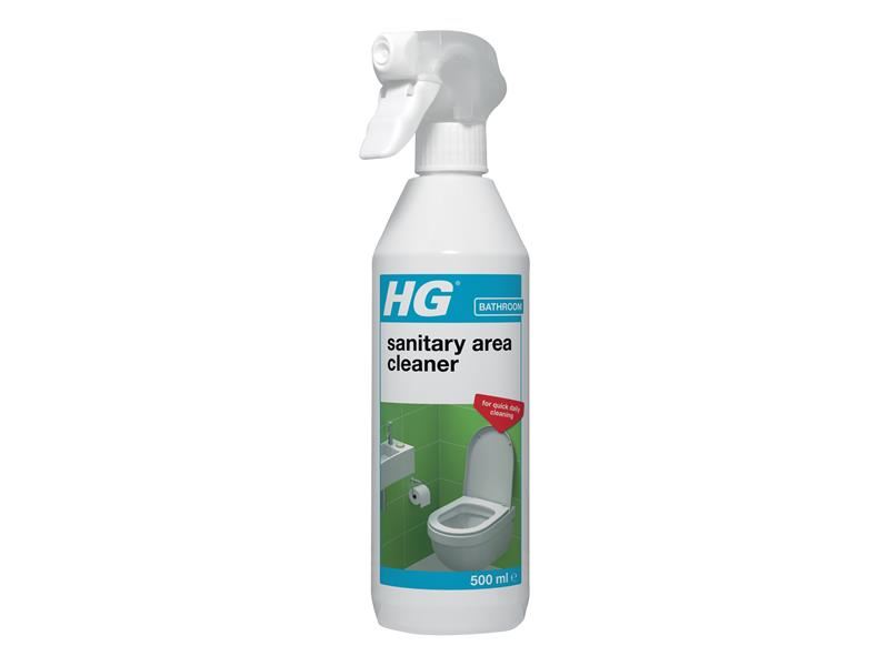 HG Sanitary Area Cleaner, 500ml, Fast-Drying Toilet Spray