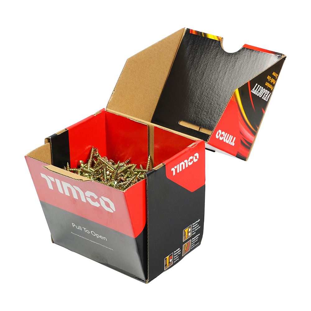 Vitelli Timco Velocity Premium Multiuso, PZ, Testa Svasata Doppia, Giallo, 4.0x