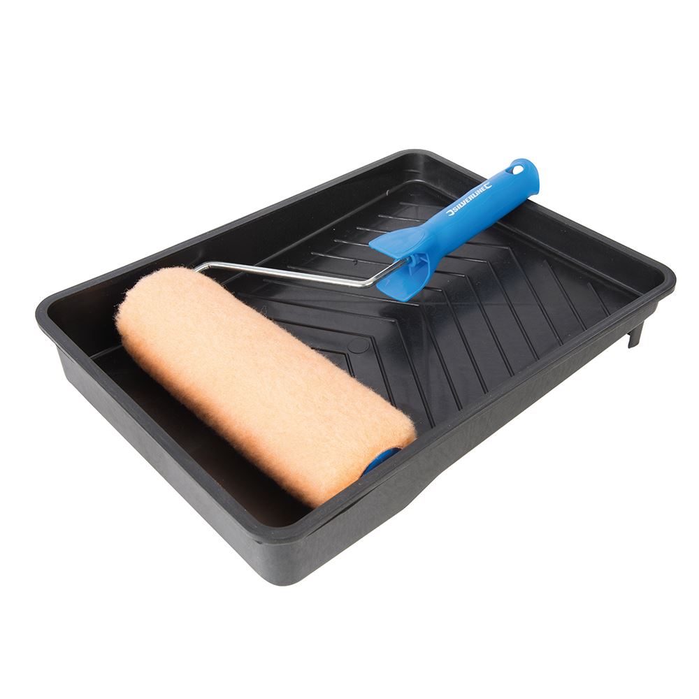 Silverline Roller & Tray Set, 230mm