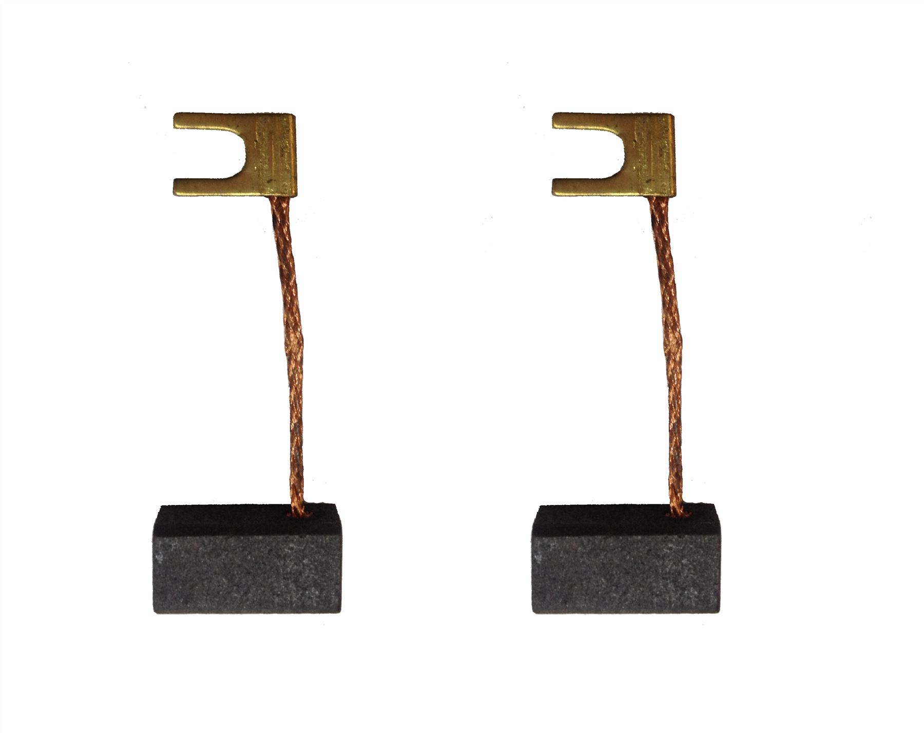 2x Berus Karbon - Untuk Rupes Br5 Mini Grinder (Saiz - 6 X 7 X 14mm)