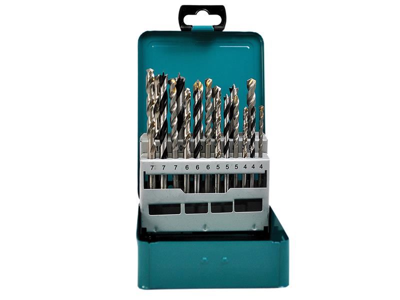 Makita D-47173 Mixed Drill Bit Set, 18-Piece
