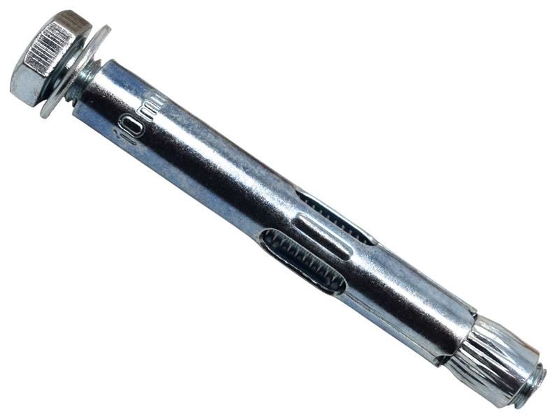 MASONMATE Anclajes de Fijación con Tornillo Hexagonal M10 x 80mm (Paquete de 50