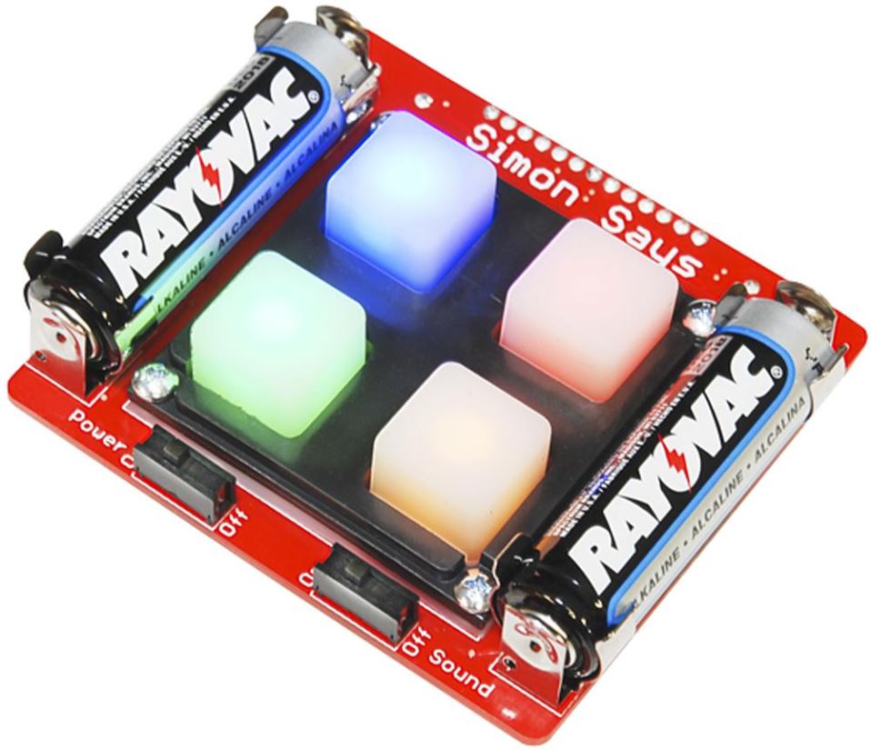 SPARKFUN ELECTRONICS ערכת הלחמה למשחק סיימון אומר, רכיבי תיקון
