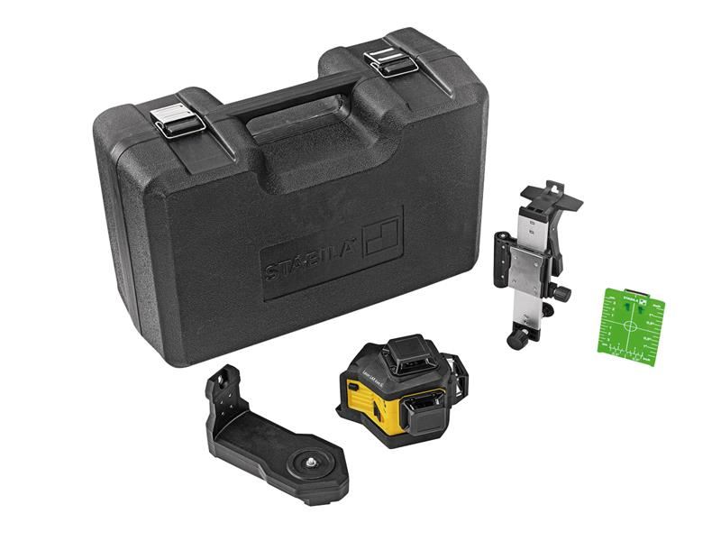 Stabila LAX 600G לייזר רב-קווי, ירוק 360°, 12V יחידה בסיסית
