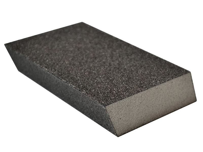 Faithfull Dual Angle Drywall Sanding Block, 80G, Medium
