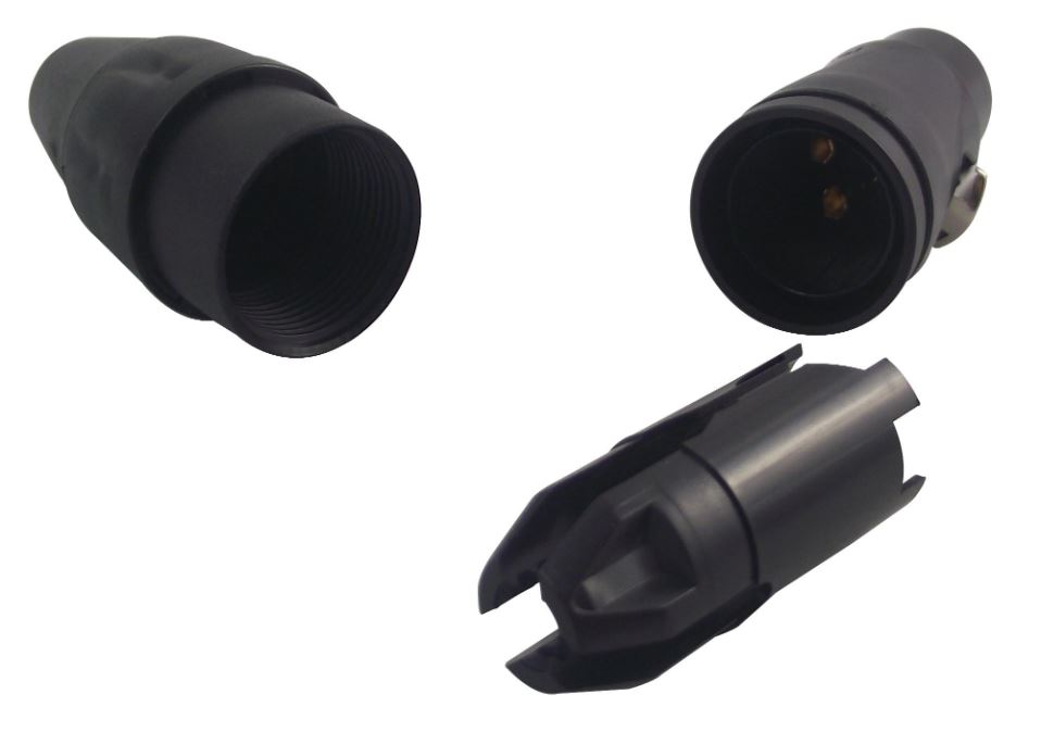Amphenol AX Soquete XLR, 3 Vias, Preto Dourado, Gratuito