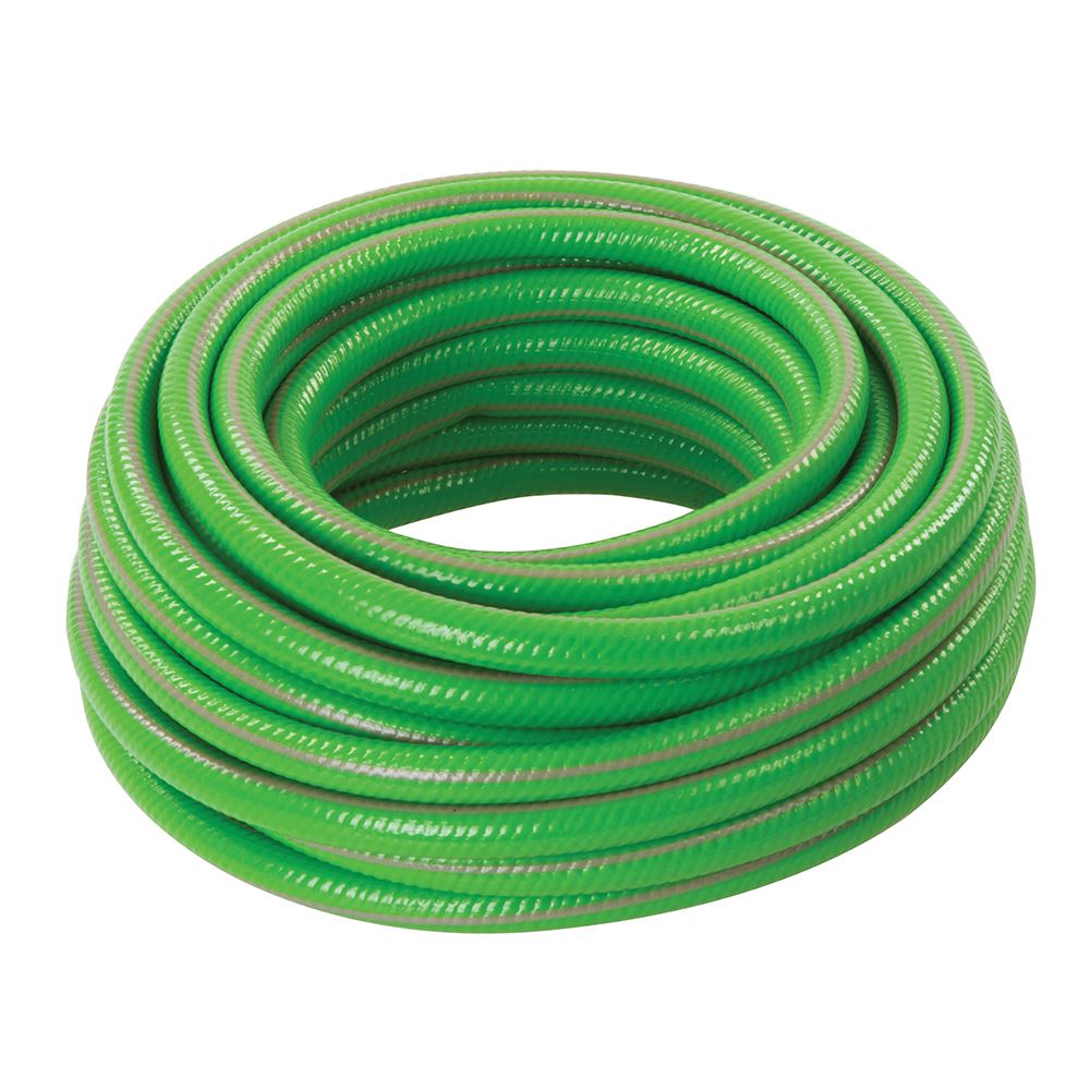 Silverline - Tuyau d'arrosage renforcé PVC, 15m, résistant aux UV