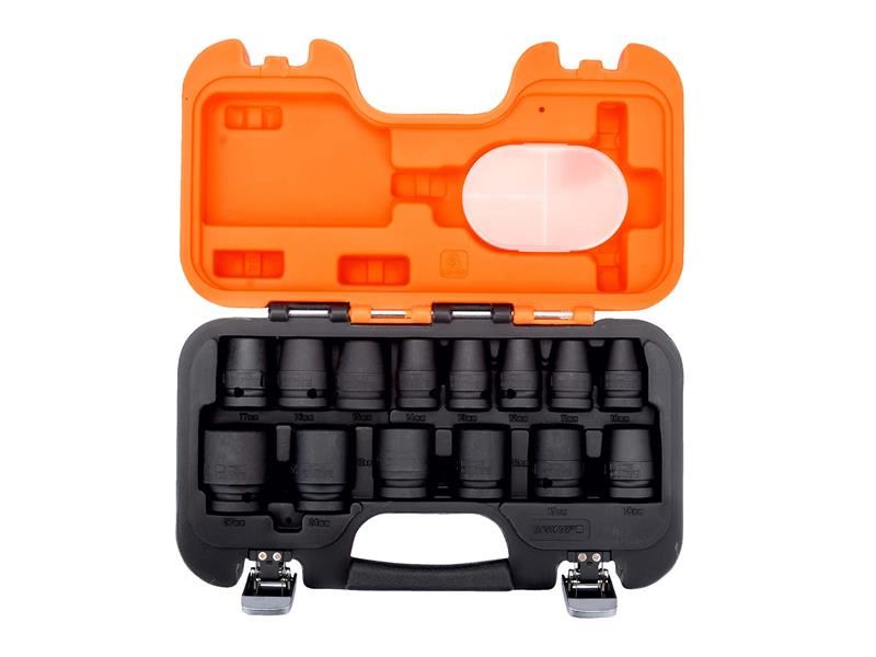 Bahco D/S14 1/2in Drive Impact Socket Set, 14-Piece