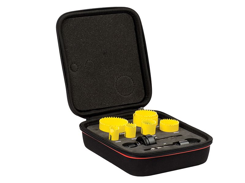 Starrett ערכת מקדחי חור מתכת דו-שכבתית KFC07021 - 9 חלקים
