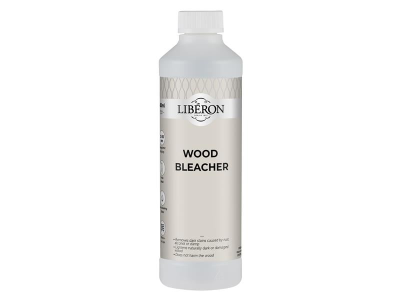 Liberon - Décolorant pour bois 500ml, Enlève les taches & Éclaircit
