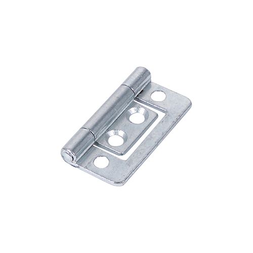 Timco Flush Hinge, Zinc-Plated Steel, 38x28mm (2 Pack)