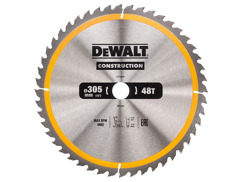 Dewalt Construction - Λεπίδα Πριονοκορδέλας 305x30mm, 48 Δόντια